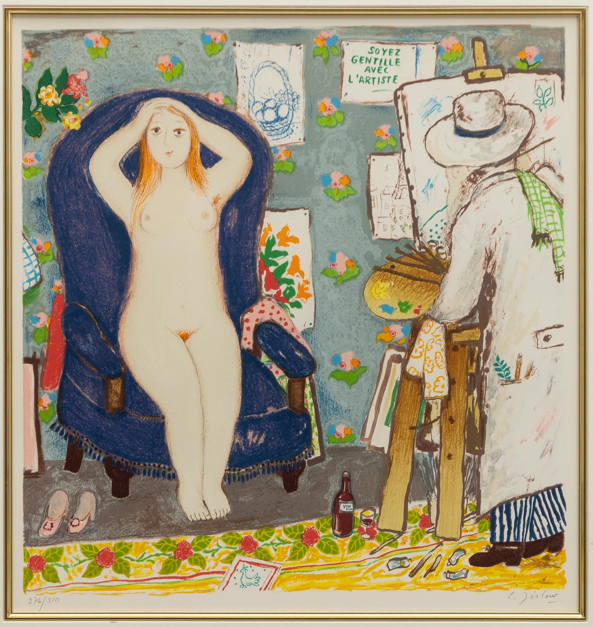 Lennart Jirlow, "Målaren och flickan".