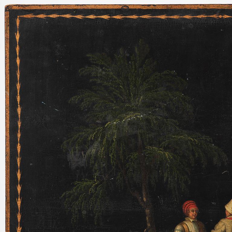 A Swedish early 19th century tilt-top table by J. Asplind.