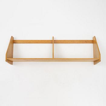 Hans J Wegner, an oak shelf, Ry Möbler, Denmark, 1960's.