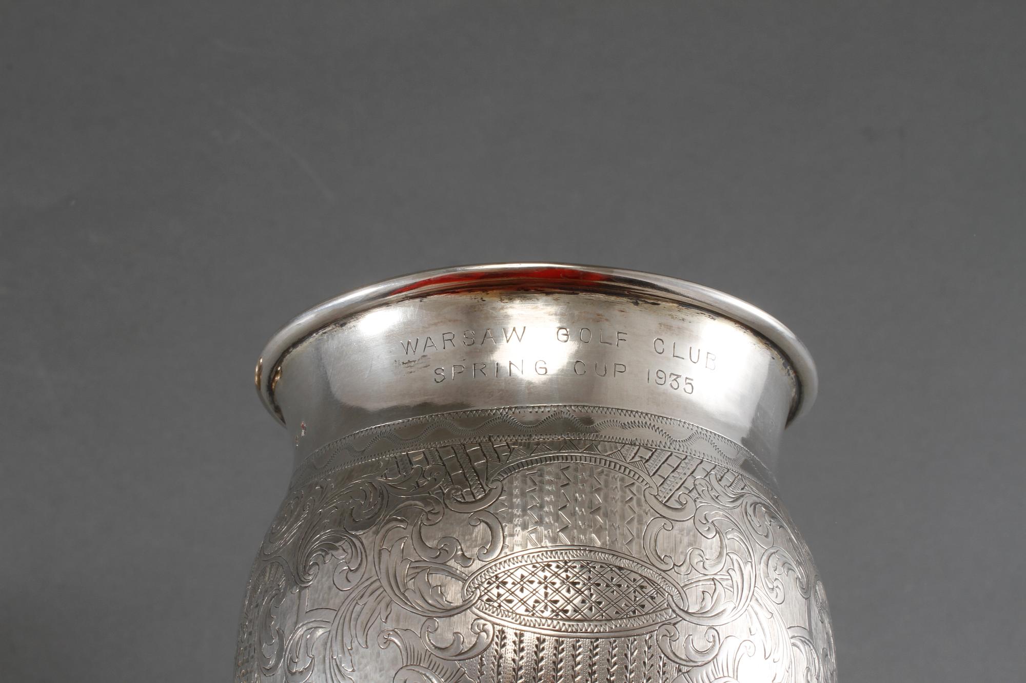 BÄGARE, silver, Moskva, 1849, vikt 322 g.
