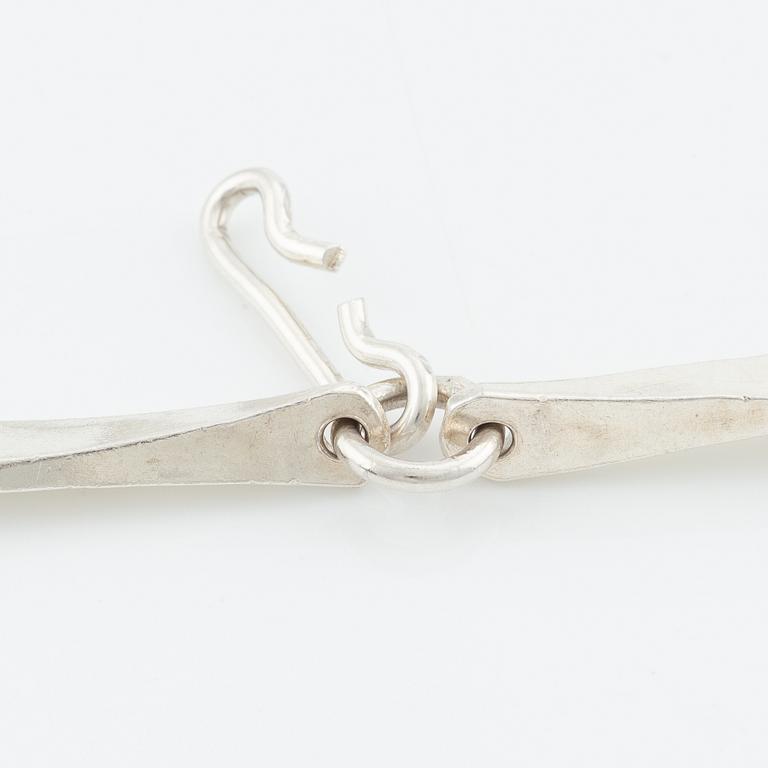 Rey Urban, collier, sterlingsilver, Stockholm 1974.