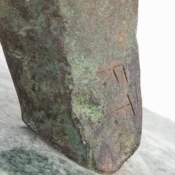 Folke Truedsson, a signed patinated bronze sculpture.