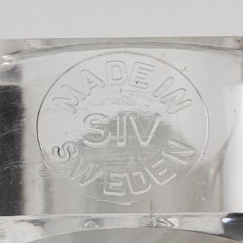 Siv Lagerström, three rings, acrylic plastic, 1970s.