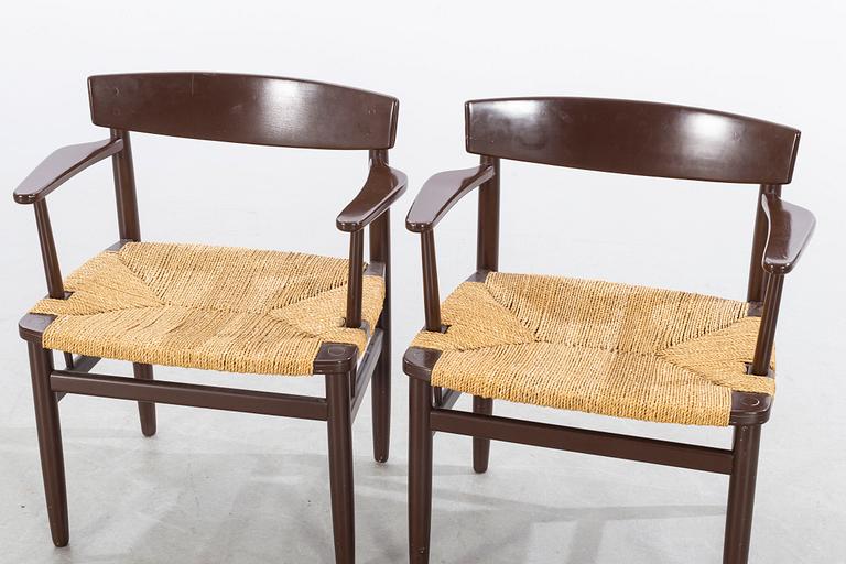 BØRGE MOGENSEN, a set of two Öresund chairs.