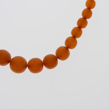 COLLIER, bärnsten.