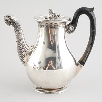 A silver coffee set by JMJ in Gothenburg.