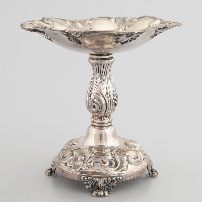 A Swedish silver bowl, mark of Eric Söderholm, Härnösand 1853.