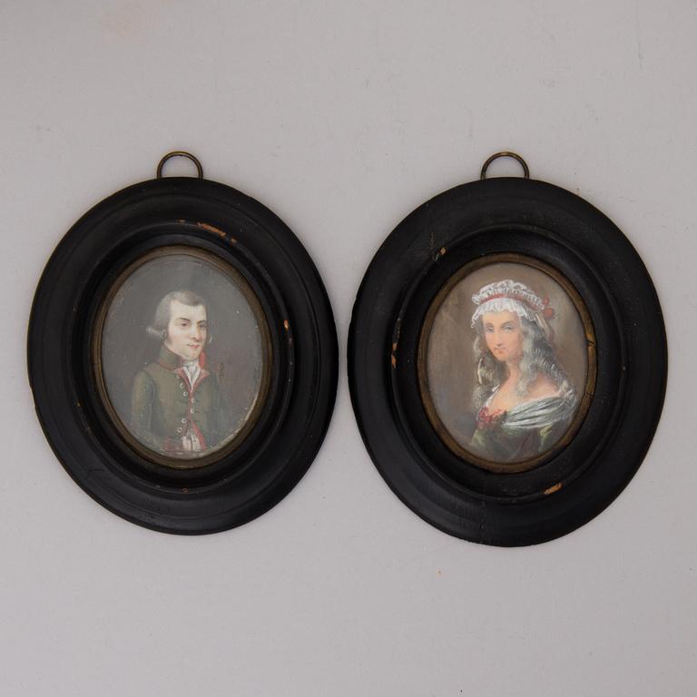 Two 19th century miniatures.