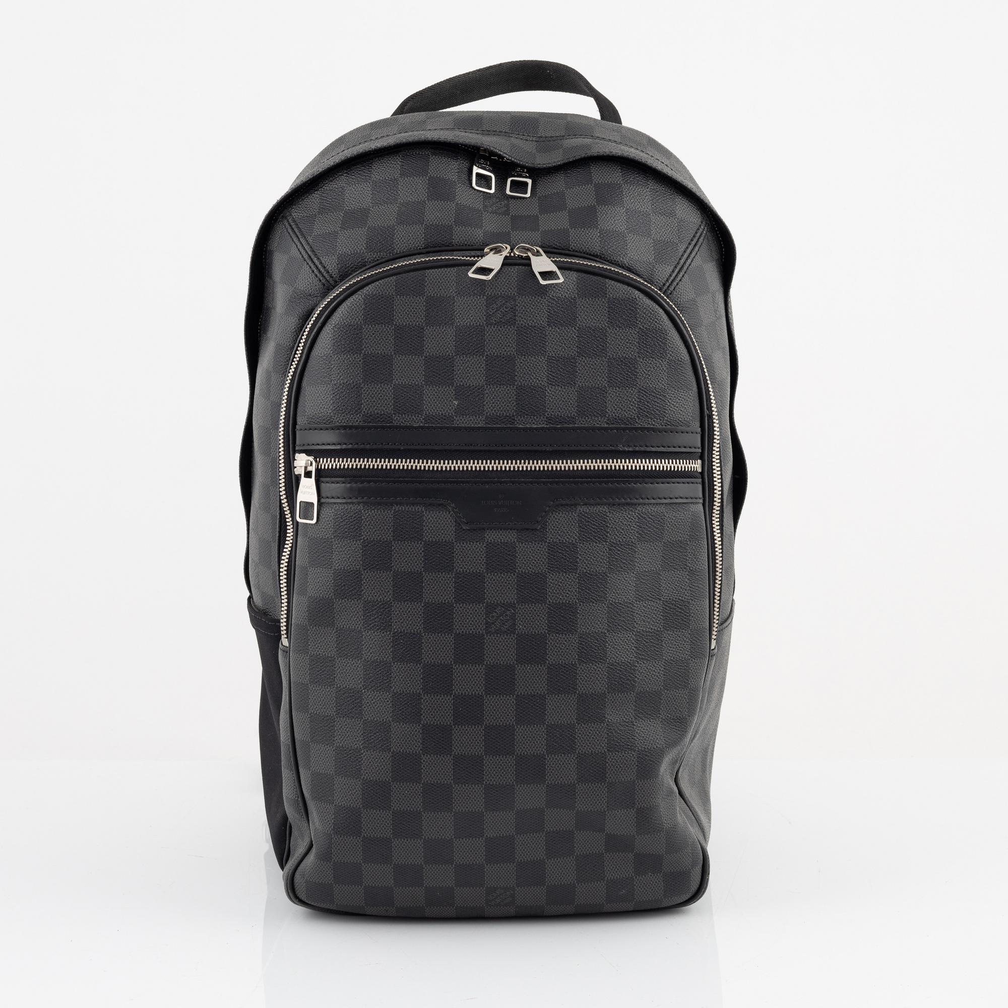 Louis Vuitton, a Damier Graphite 'Michael' backpack, 2013.