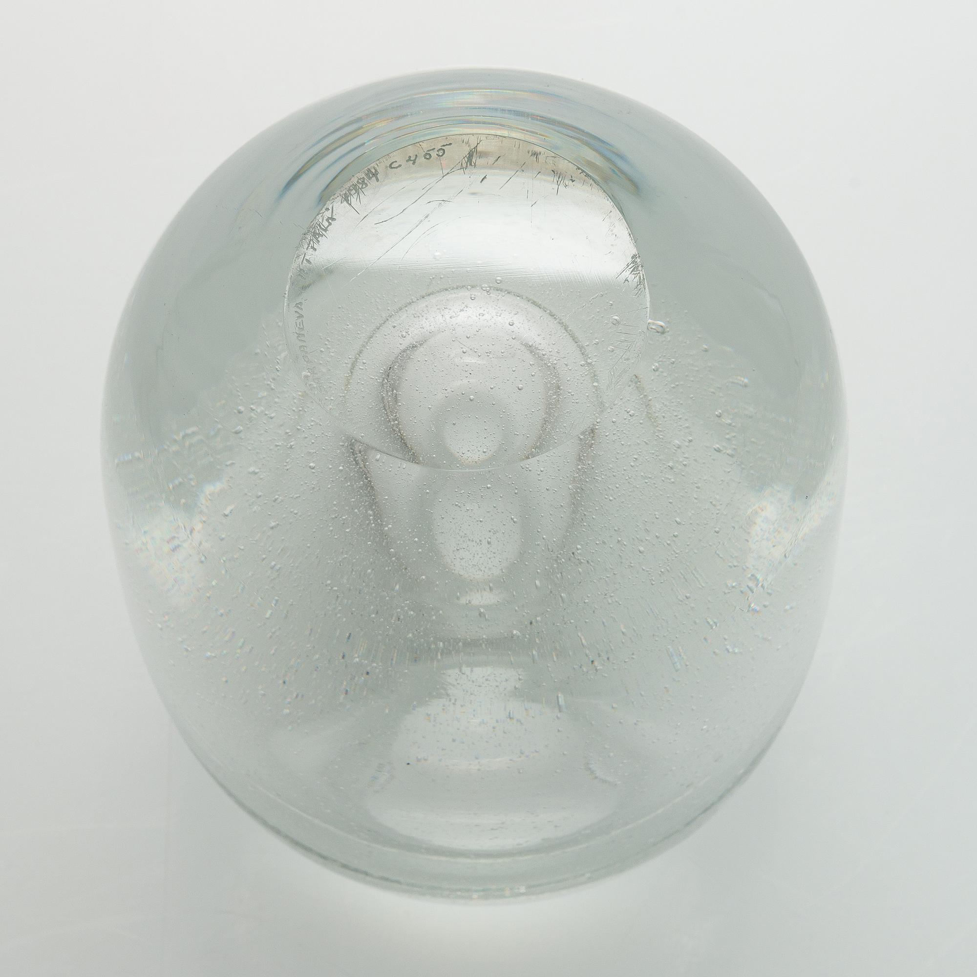 Timo Sarpaneva, skulptur, "Claritas", signerad Timo Sarpaneva Iittala 1984 C455.