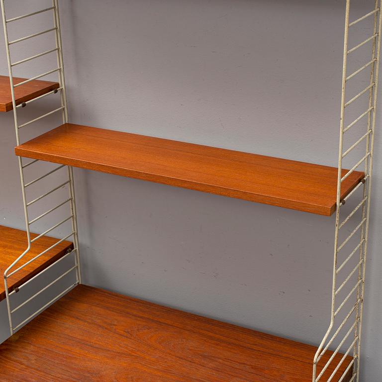 NILS STRINNING, a 'String' bookcase, mid 20th Century.