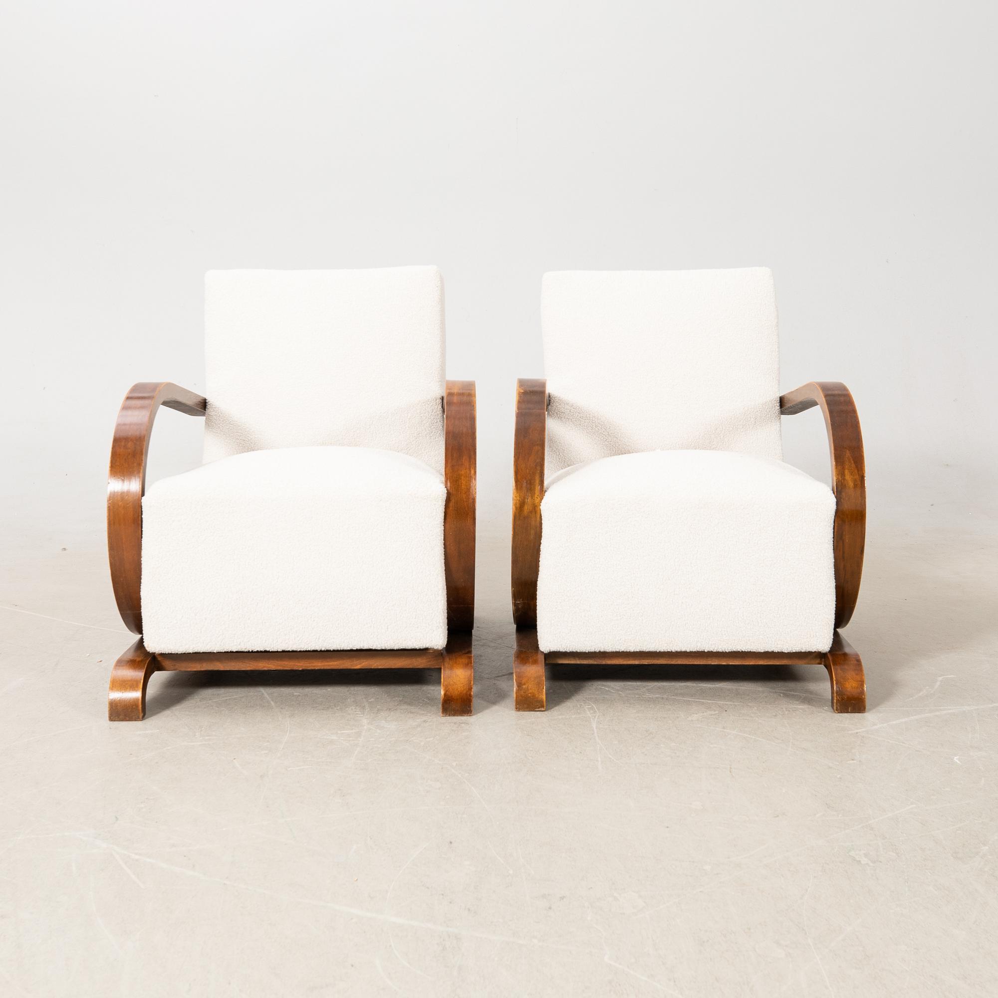 Fåtöljer ett par Art Deco 1900-talets första hälft.