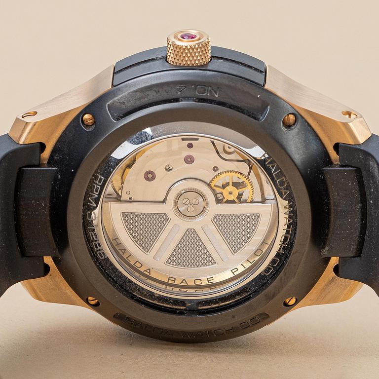 Halda, Race Pilot Gold, ca 2021.