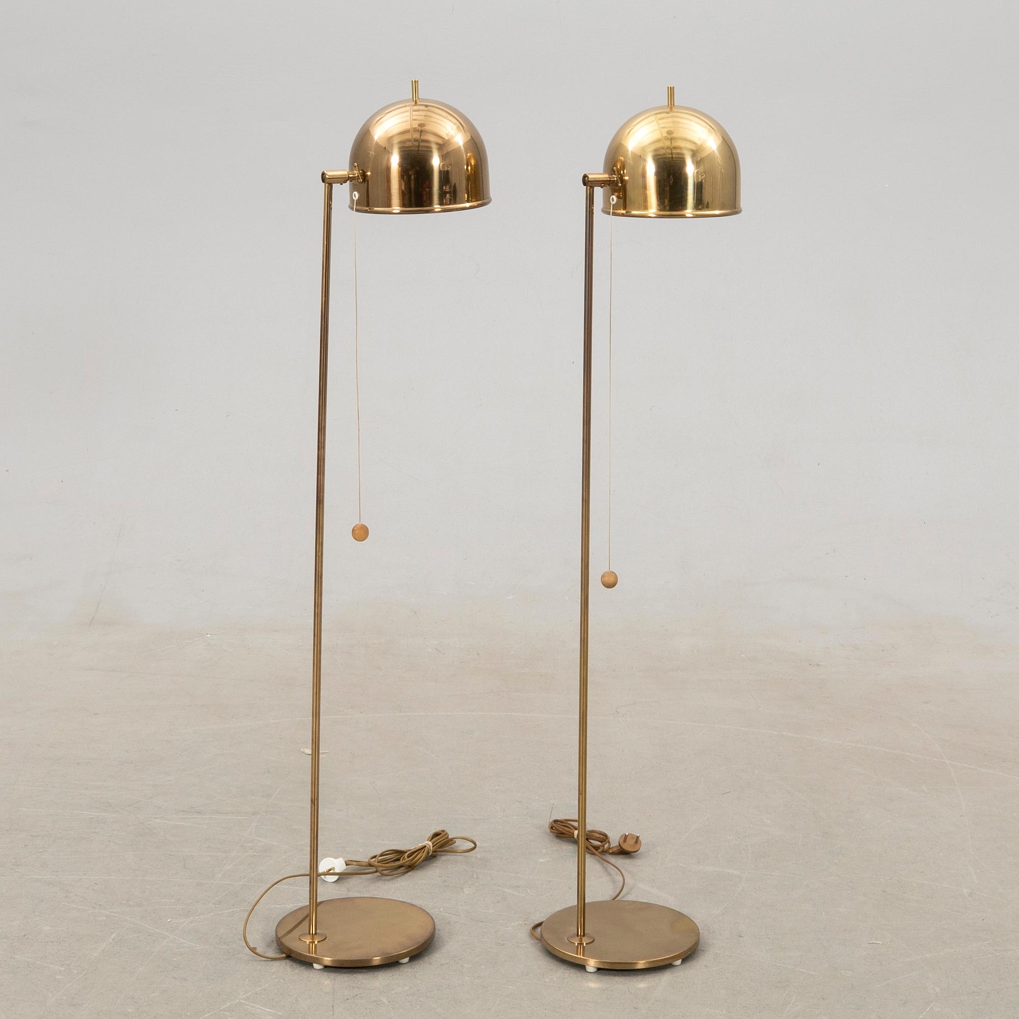 Eje Ahlgren, floor lamps, a pair, model G-075, Bergboms.