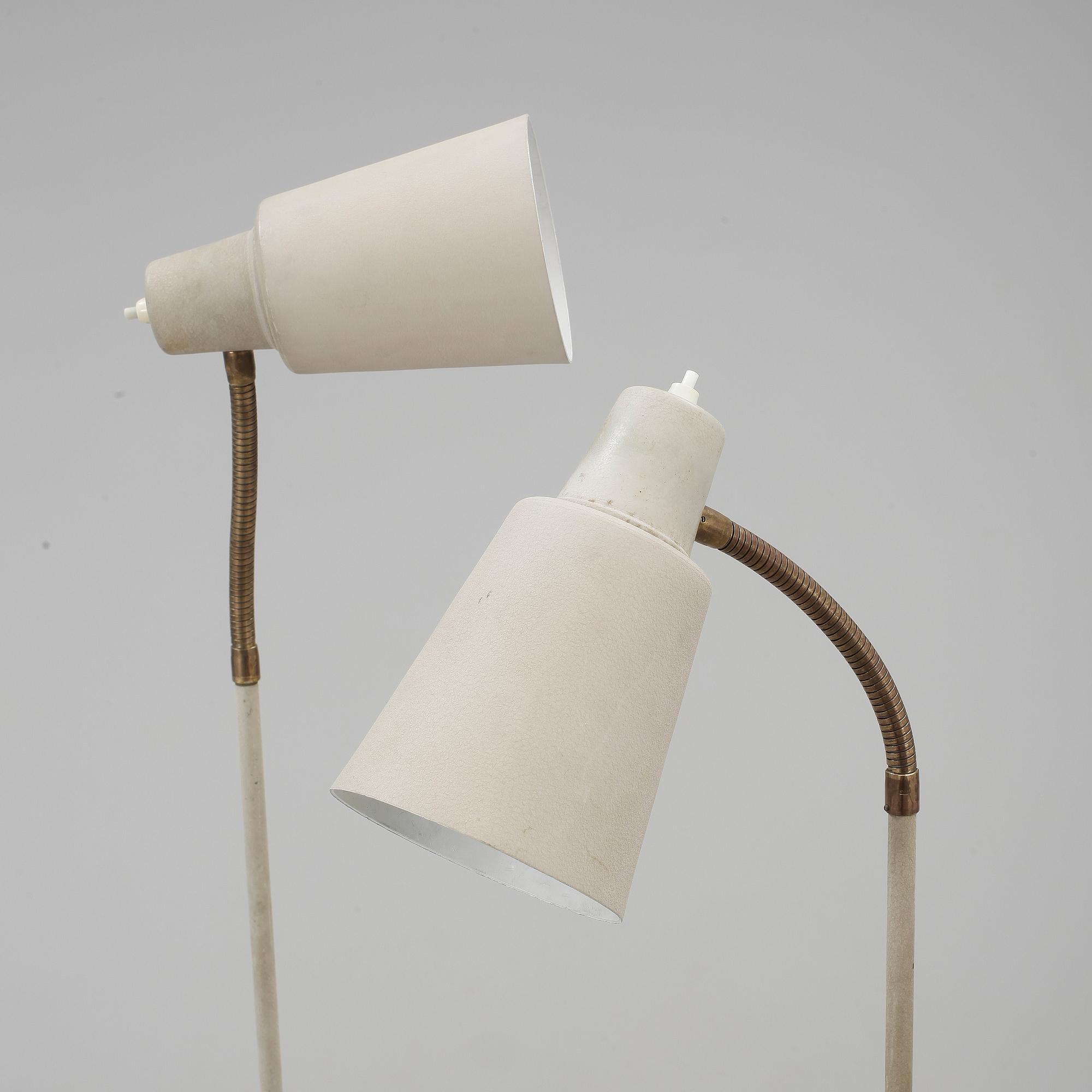 GOLVLAMPOR, ett par, 1950-tal.