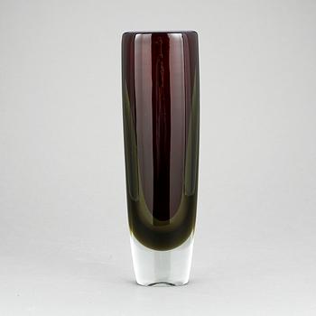 A Kaj Franck glass vase, Nuutajärvi, Notsjö, Finland 1959.