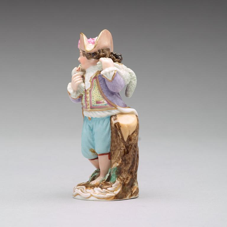 A Russian porcelain figure, Popov, 19th Century.