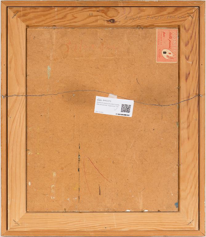 BIRGER BIRGER-ERICSSON, olja på pannå. Signerad.