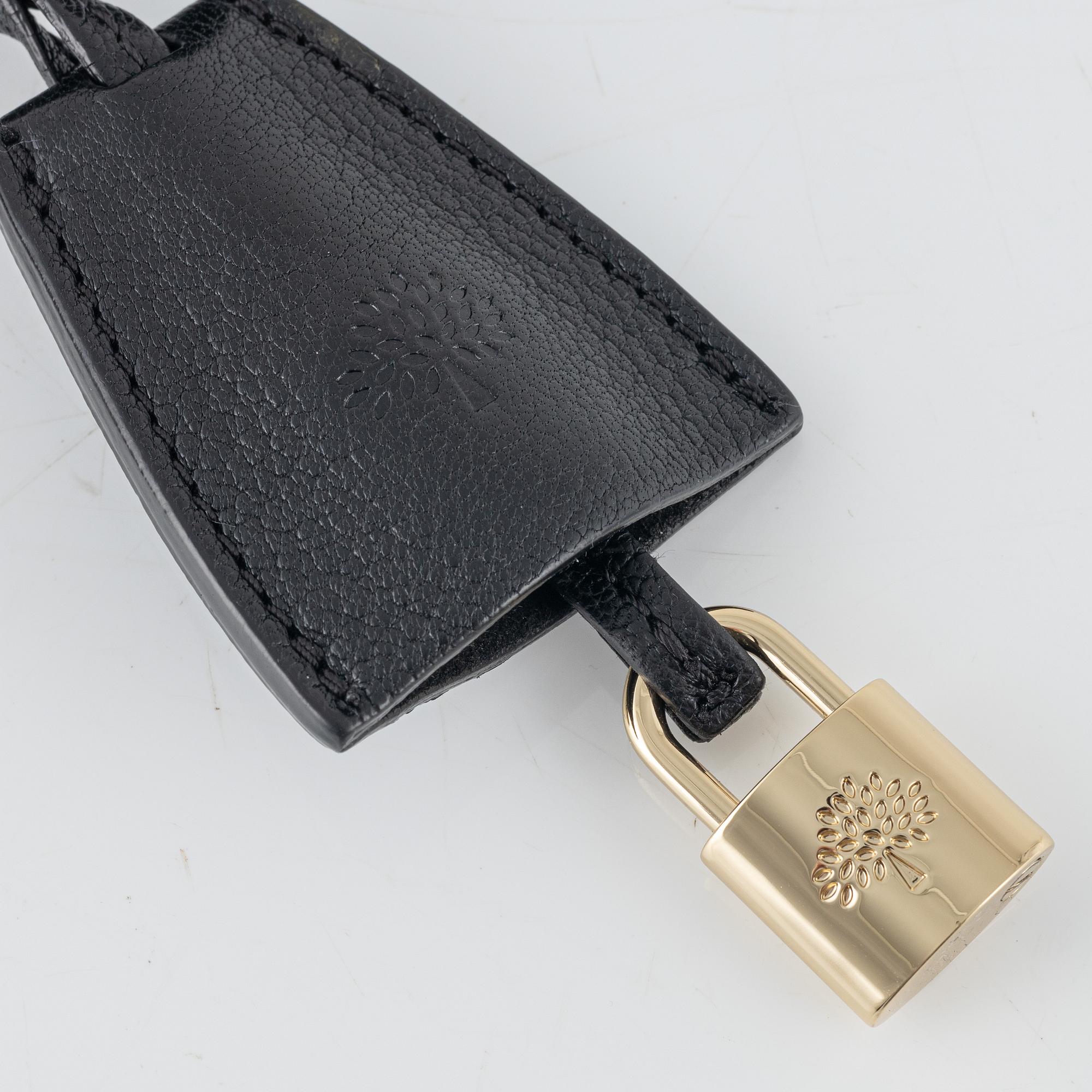 Mulberry, a black leather 'Lily Medium' handbag, 2020.