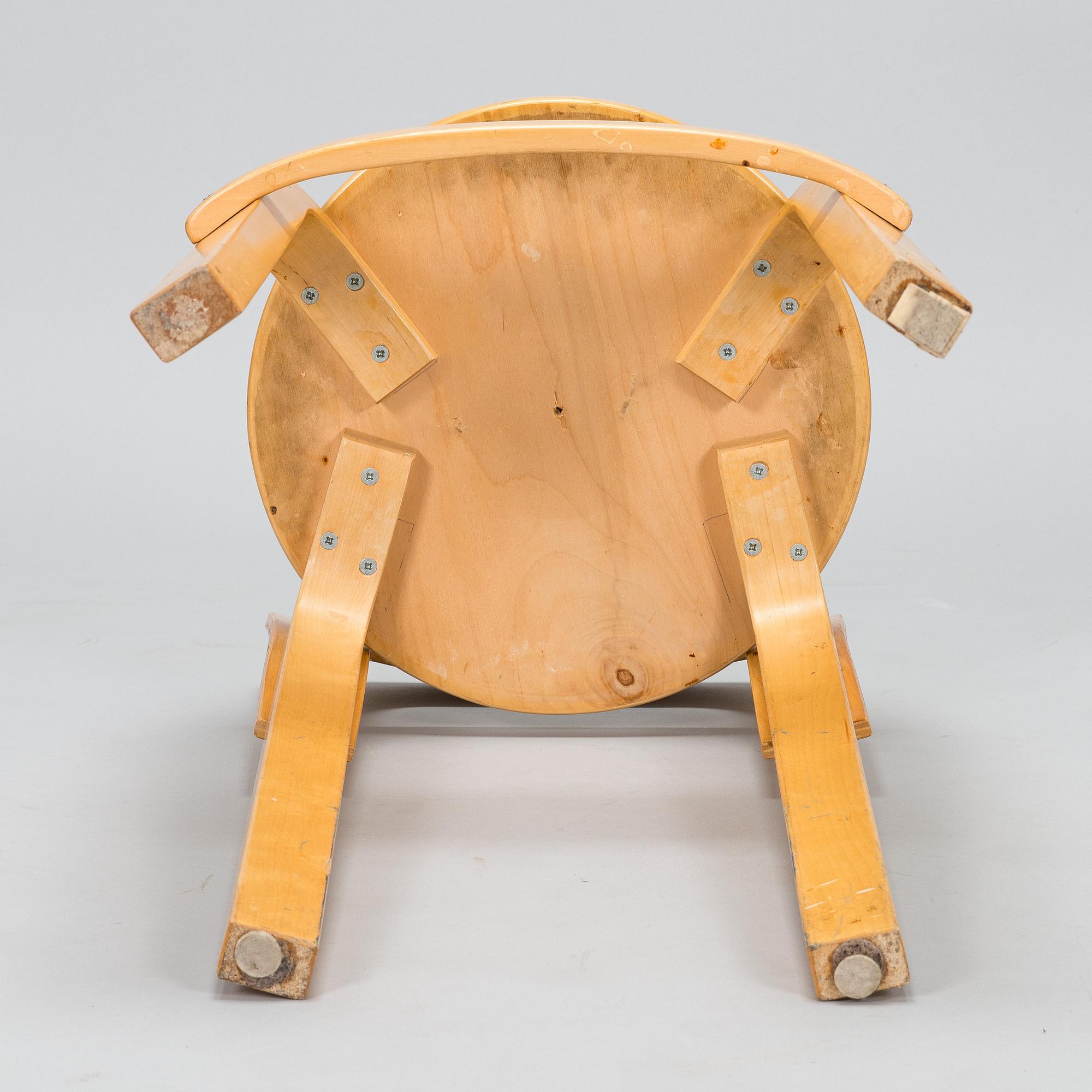 Alvar Aalto barstol K65 Artek 1980-tal.