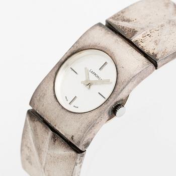 Lapponia, wristwatch, sterling silver, Finland 1982.