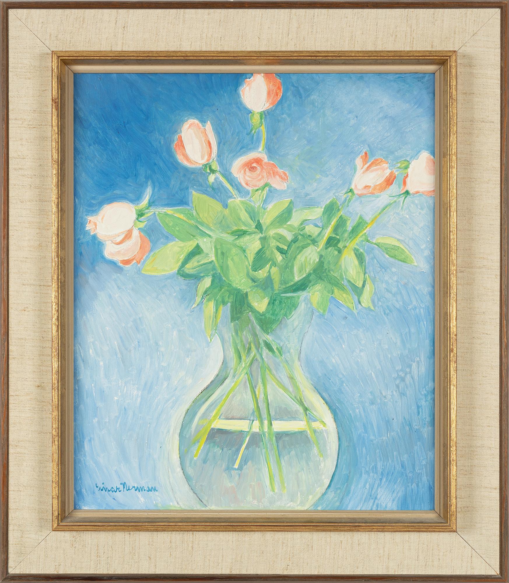 Einar Nerman, oil on panel, signed.