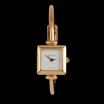 ARMBANDSUR, gulmetall, Gucci, 1900-talets slut.