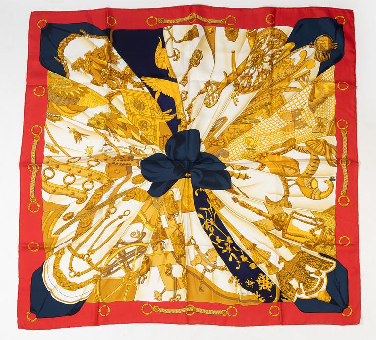 Hermès, scarf, "Soleil de soie".