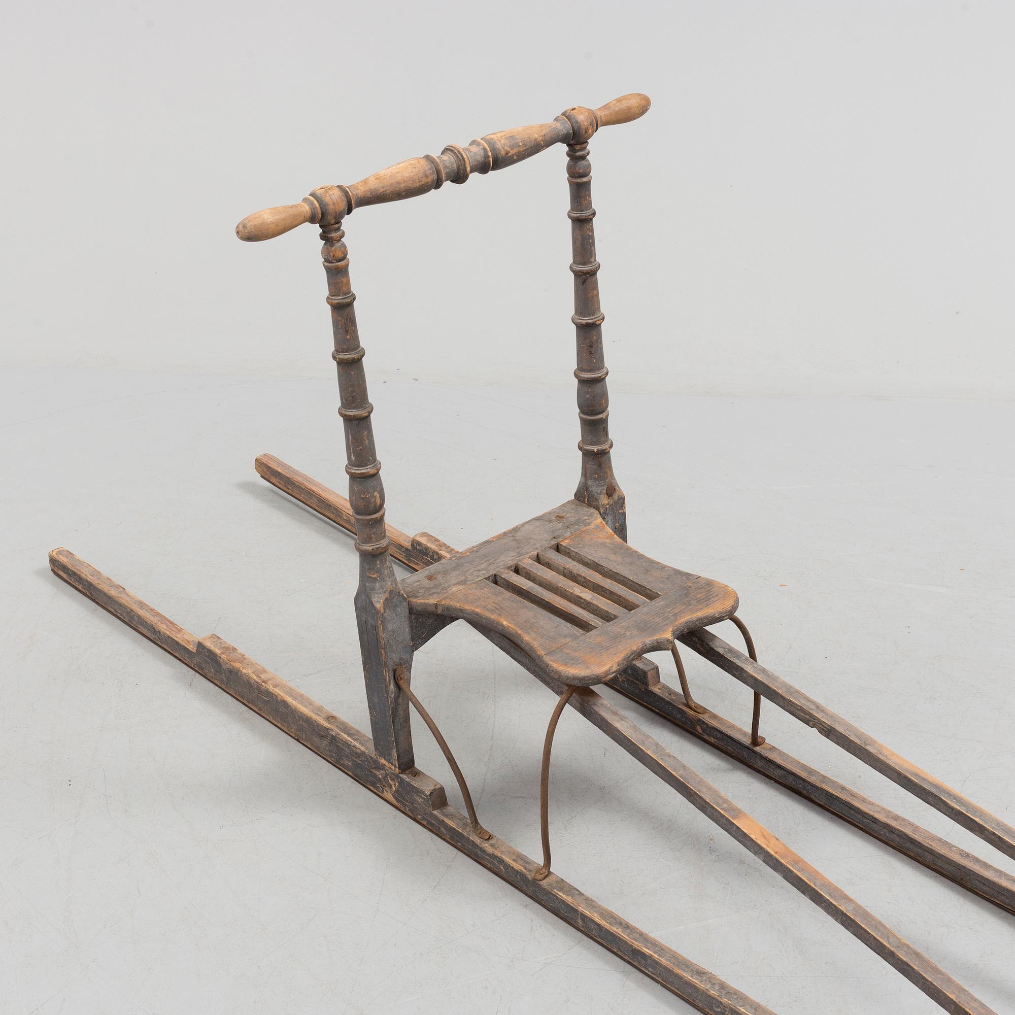 A 19th century sledge.