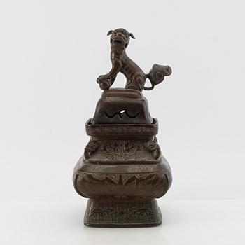 Incense burner China 18th/19th century bronze.