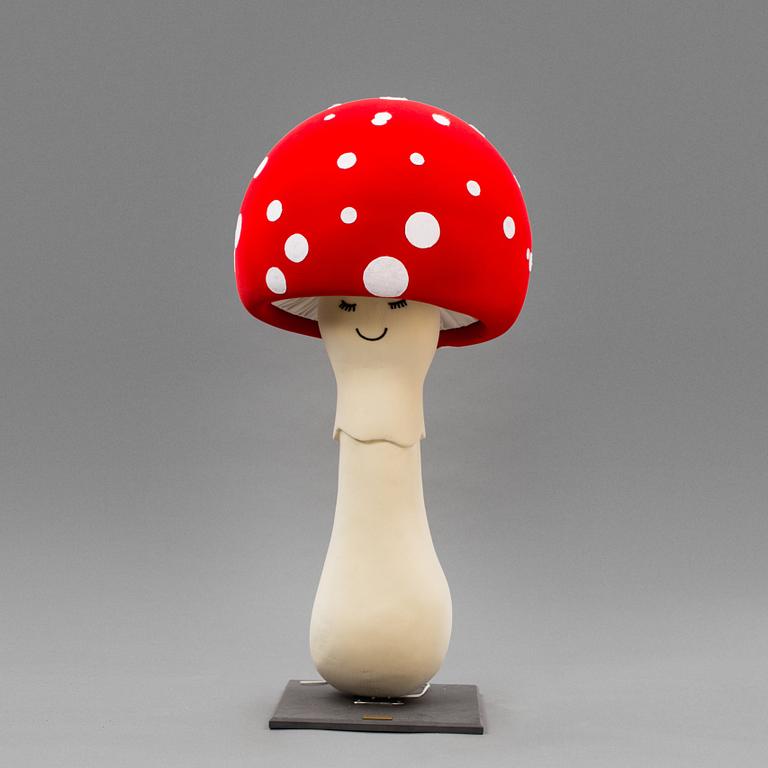 A large mushroom made by JoAnn Tan Studio for NK 2016.