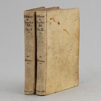 Karl XII:s historia, 1732 (2 vol).