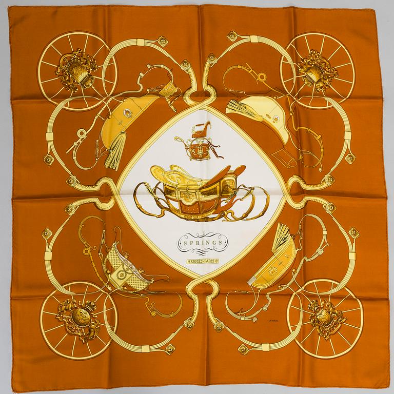 SCARF, "Hermès, "Spring", issued 1974.