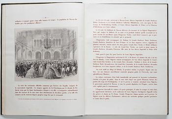 The Magnificent  Coronation Album of Emperor Alexander II and Empress Maria Aleksandrovna 1856.