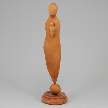 JAN NALIWAJKO, skulptur, trä, signerad.