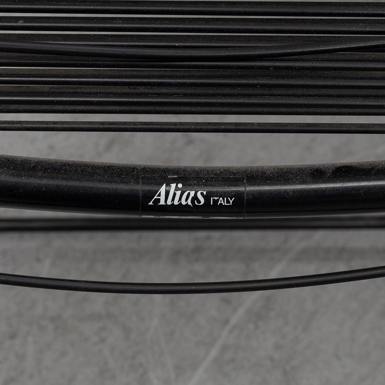 Giandomenico Belotti, six 'Spaghetti' chairs, Alias, Italy.