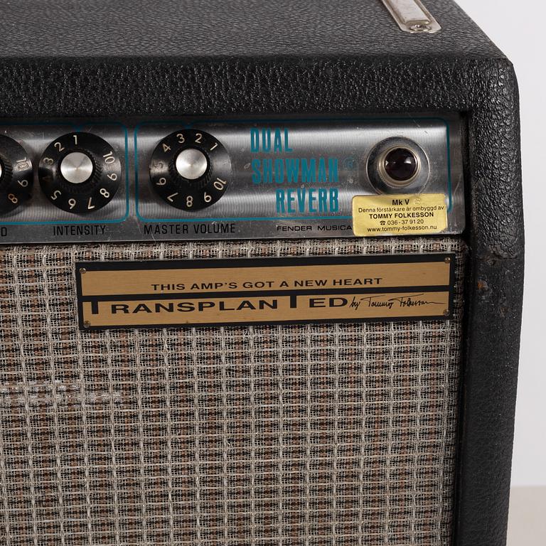 Fender, "Dual Showman Reverb" modified guitar amplifier, Tommy Folkesson.