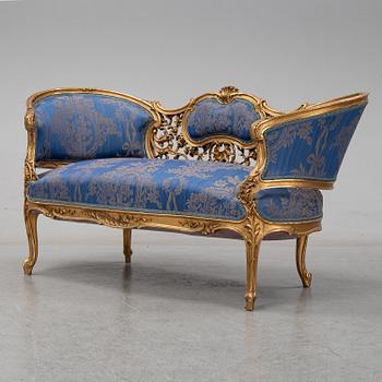 A Frennch 19th Century Louis XV style sofa.