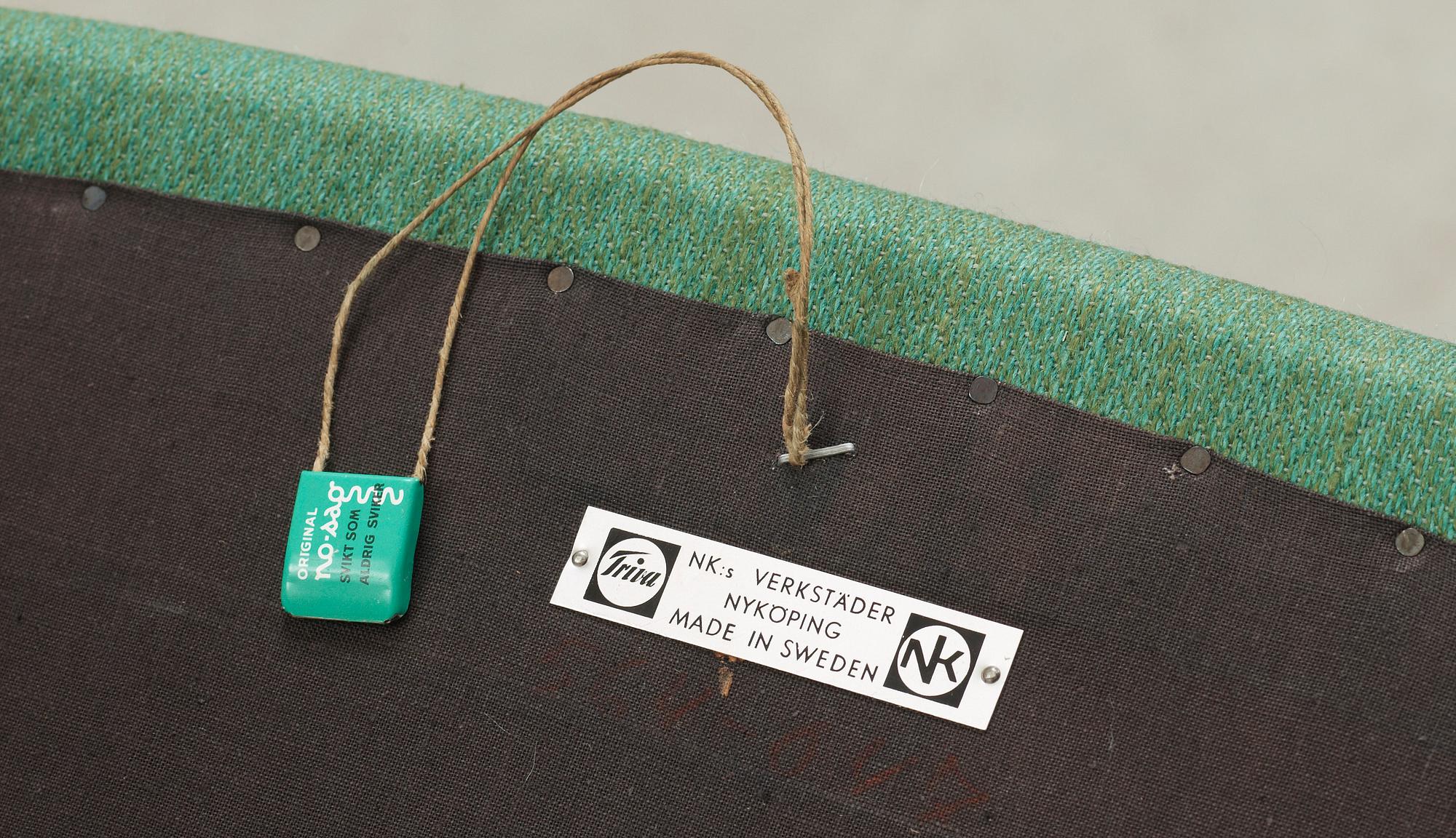 FÅTÖLJ, "Stor Adam" ur "Paradiset", Kerstin Hörlin-Holmquist, Triva-serien, Nordiska Kompaniet.