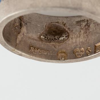 Lars Arby, six rings, silver. Gothenburg, among others, 1966 and 1976.