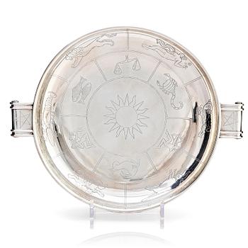 447. W.A. Bolin, a silver bowl, Stockholm 1931.