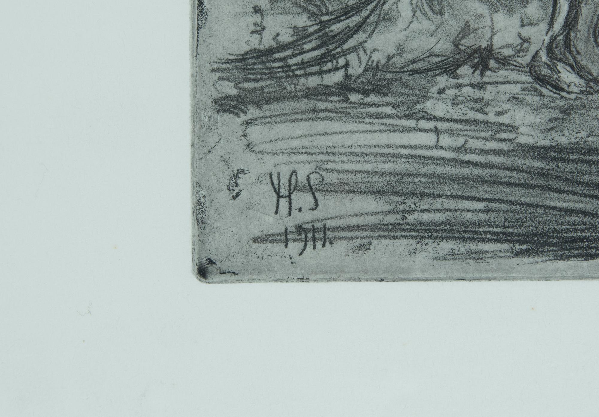 Hugo Simberg, "Änglavingar plockas". 1911.