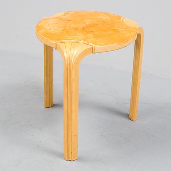 A model X 602 stool by Alvar Aalto.