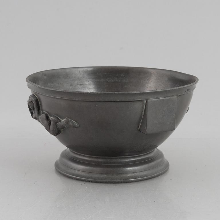 Anna Petrus & Estrid Ericsson, a model 326b pewter bowl, Firma Svenskt Tenn, Sweden, 1927.