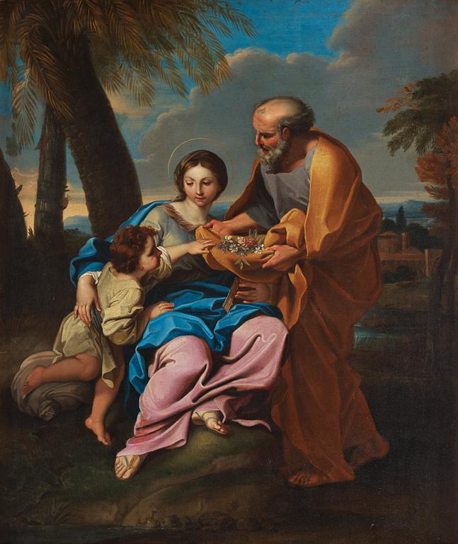 Carlo Maratta (Maratti) Circle of, Rest on the Flight into Egypt.