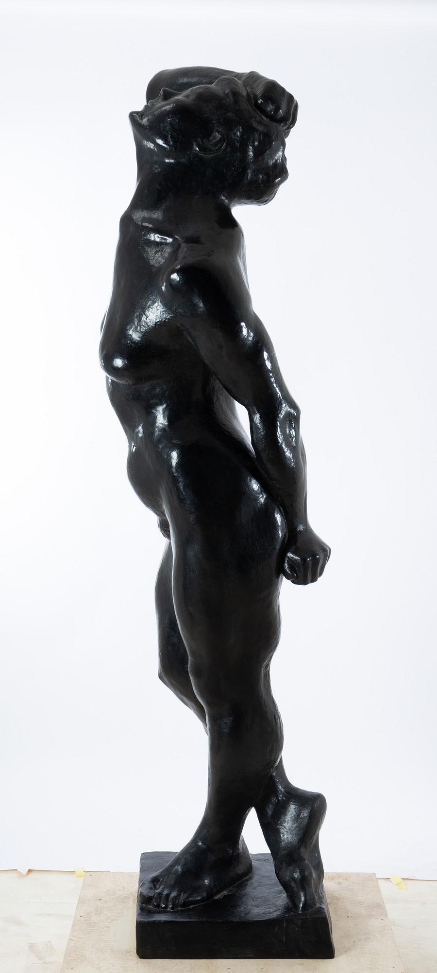 Gudmar Olovson, Statue. Signed. Numbered. Foundry mark. Bronze, height 210 cm, length 56 cm.
