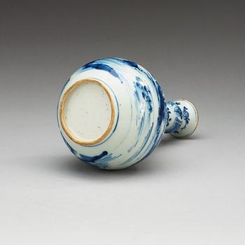 A blue and white vase, Qing dynasty, Qianlong (1736-95).