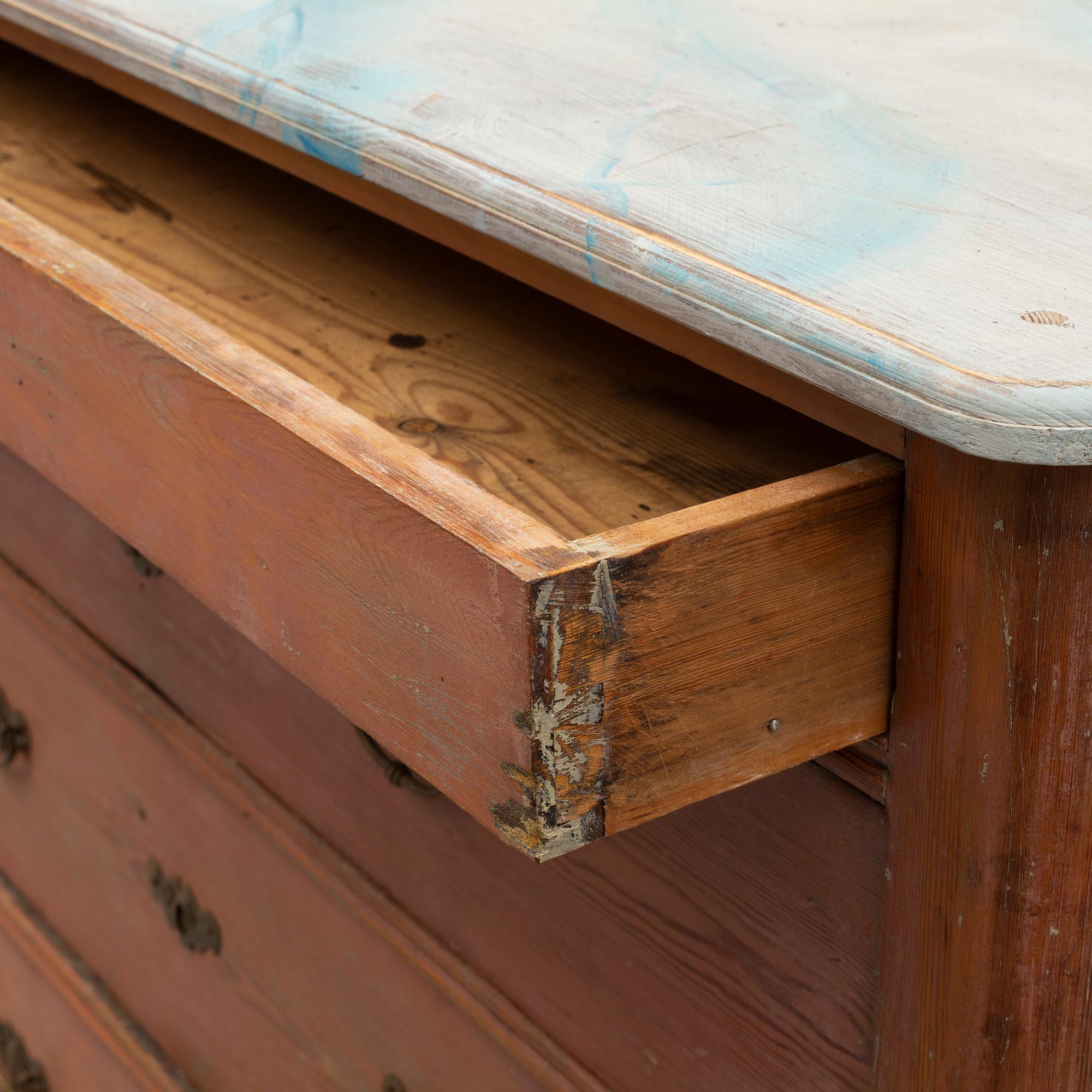 a 19th century chest of drawers.
