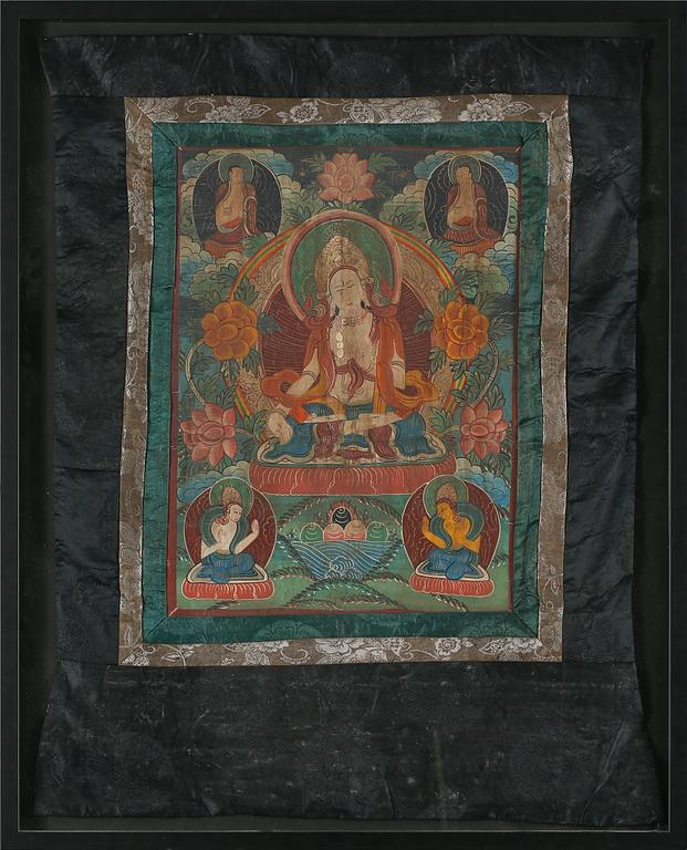 THANKA, Tibet, 1900-tal.