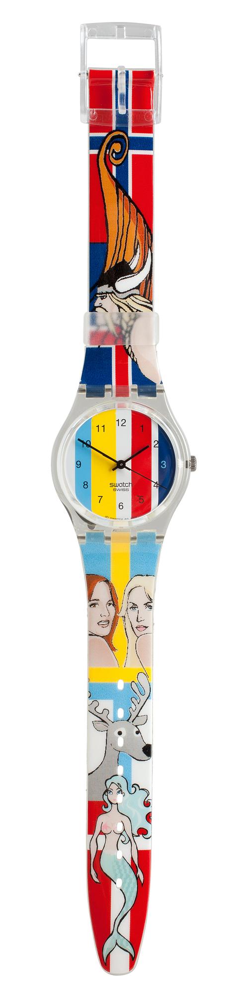 Swatch - Memory from the north. Limiterad till 5000 ex, not numbered. 33mm. Spring / Summer 2004.